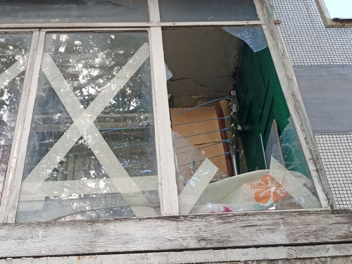 Наслідки атаки в Хортицькому районі в ніч на 6 вересня.
