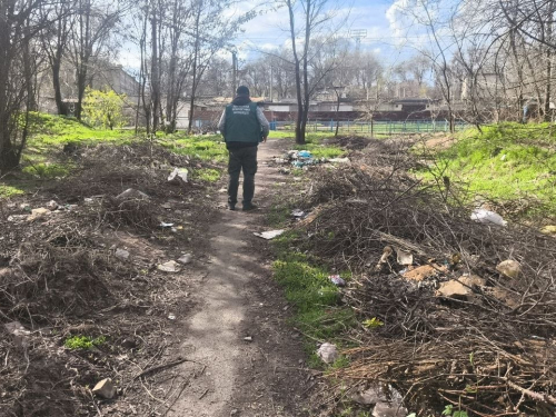 У Запоріжжі знайшли звалище на вулиці Магістральній 