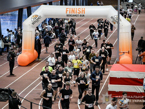 Всеукраїнський забіг пам'яті загиблих співробітників Національної поліції України відбувся у Запоріжжі