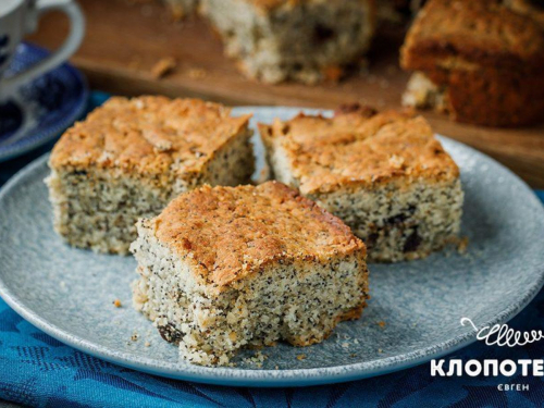 Урізноманітнимо пісне меню - чудовий маковий пиріг від відомого шеф-кухаря