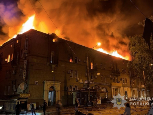 Наслідки російської атаки на Запоріжжя в ніч з 16 на 17 червня