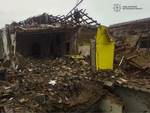 Наслідки ворожого обстрілу Запорізької області.