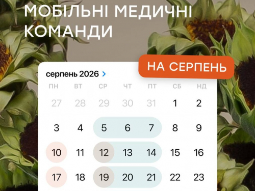 Де у Запоріжжі працюватимуть мобільні медичні команди у серпні: адреси та дати