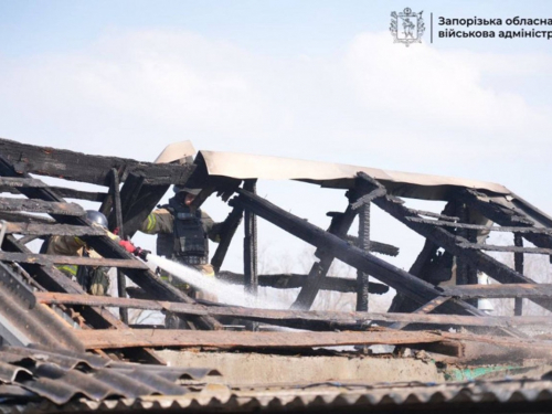 Наслідки російської атаки на Запоріжжя вдень 20 березня. Фото: ЗОВА