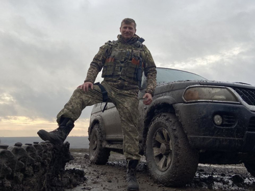 Доброволець із Запоріжжя Альберт Радченко на псевдо "Тойота", фото надала Олена Радченко