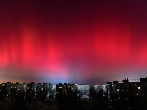 Магія в небі: запоріжці спостерігали рідкісне північне сяйво (фото)