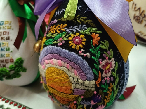 Вишиті писанки, фото ГО "Запорозькі берегині"