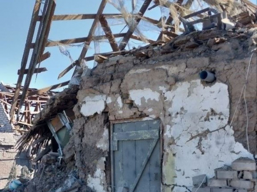 Ворожі обстріли Кушугумської громади,фото Кушугумської селищної ради