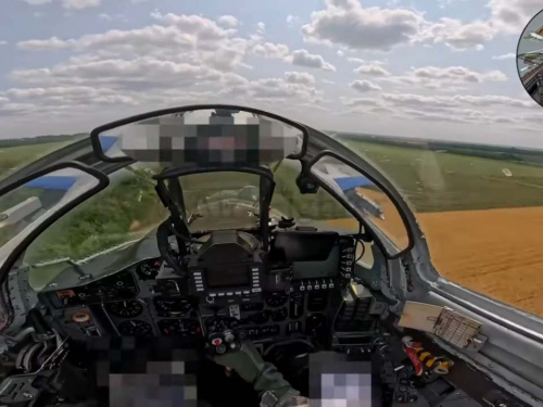 Удар з неба — винищувач ЗСУ знищив ворожий пункт дронів на Запоріжжі (відео)