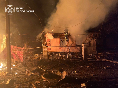 Ворог атакував Запорізький район: одна людина отримала поранення (фото)