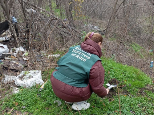 У Запоріжжі мешканці повідомили про несанкціоноване звалище - екоінспекція виїхала на місце (фото)