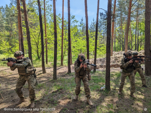 Як тренуються тероборонці на передовій в Запорізькій області - фото