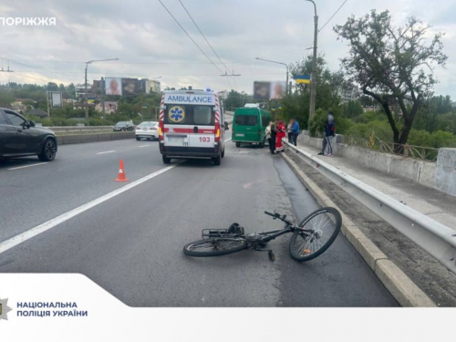 На центральному проспекті Запоріжжя на смерть збили велосипедиста (фото)