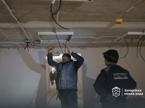 Безпечне навчання: у Запоріжжі ремонтують укриття гімназії — коли планують завершити (фото)