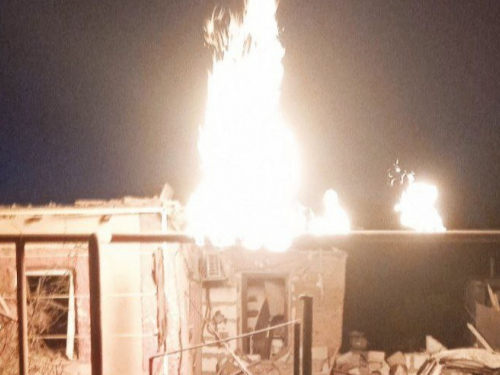 Полум’я з газогону здіймалось на кілька метрів - десятки жителів Запорізького району залишились без газу через атаку рф (фото)