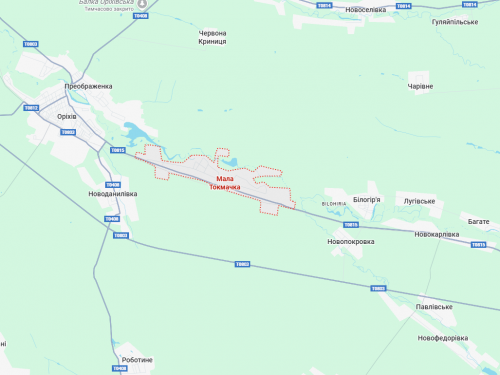 Мала Токмачка під контролем ЗСУ - у Силах оборони спростували інформацію про окупацію села