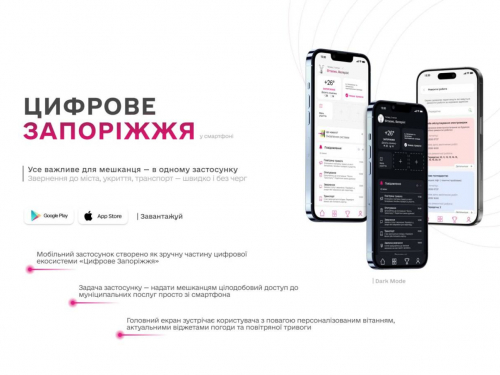 В місті запустили застосунок "Цифрове Запоріжжя", фото: міська рада 