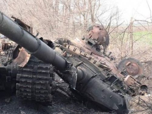У Запорізькій області військовослужбовці знищили російський танк