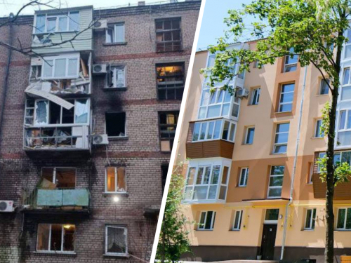 На вулиці Кам'яногірській у Запоріжжі завершили ремонт — мешканці 35 квартир нарешті змогли повернутися додому