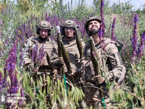 65-та бригада показала роботу піхотинців із РПГ-7. Фото Андрія Андрієнка