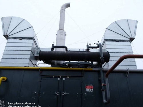 У Запоріжжі встановили ще дві когенераційні установки для лікарні