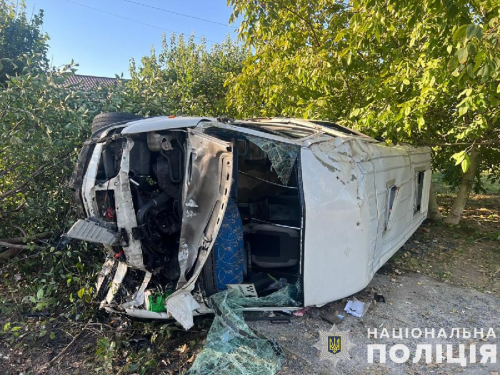 У Запоріжжі маршрутка з пасажирами влетіла у стовп, серед постраждалих - дитина