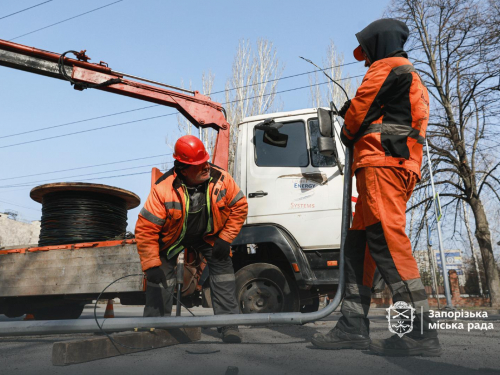 Модернізація освітлення у Запоріжжя, фото міськради