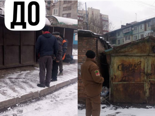 У Запоріжжі комунальники знесли МАФ та гараж - споруди стояли незаконно (фото)