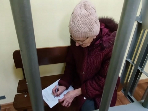 На ТОТ  Запорізької області окупанти засудили пенсіонерку за "додати ЗСУ", фото: РІА Мелітополь 