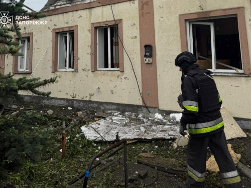 Ворог атакував Запорізьку область - є поранені, фото:ГУ ДСНС України у Запорізькій області