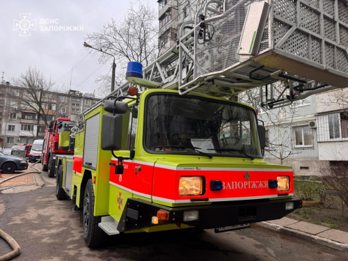 Вогонь спалахнув у помешканні - в Запоріжжі надзвичайники рятували власника квартири (фото)