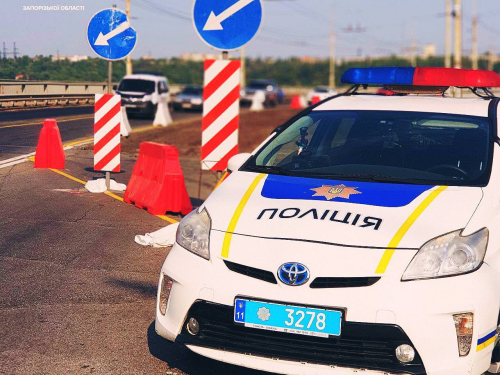 Обмежений рух, фото патрульної поліції