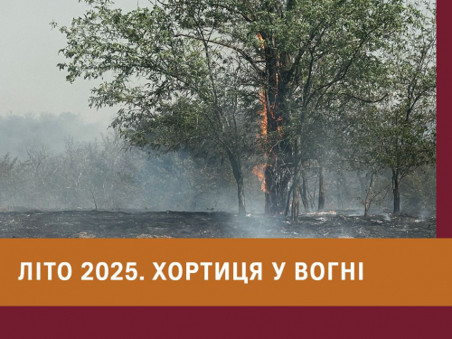 Хортиця після вогню - масштабна пожежа спустошила частину унікальної природи острова