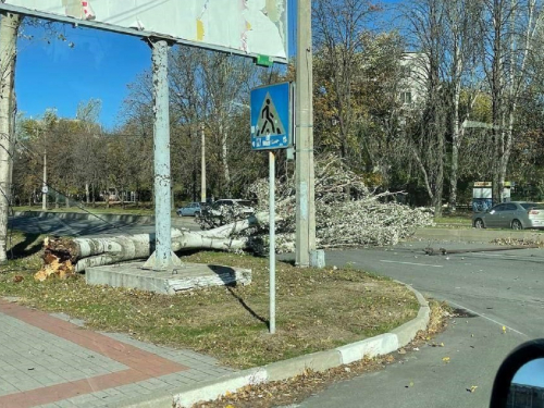Штормове попередження - у Запоріжжі оголошений жовтий рівень небезпеки