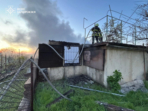 У Запоріжжі підчас пожежі загинула людина, фото ГУ ДСНС України у Запорізькій області