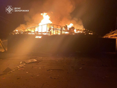 Ворог атакував Запорізьку область - є загиблі та поранені, фото: ДСНС Запоріжжя