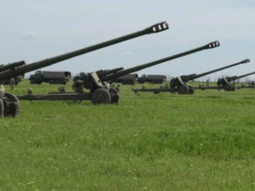На Запорізькому напрямку артилеристи вдарили по колоні ворожих танків