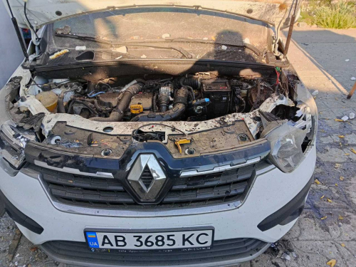 КАБ пошкодив автомобіль медиків Червоного Хреста у Запорізькій області