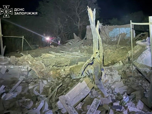 Наслідки обстрілів Новоолександрівки в ніч на 16 вересня
