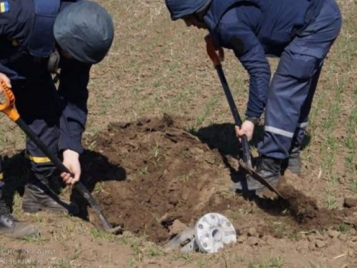 У Запорізькій області здетонували елементи нерозірваного снаряду