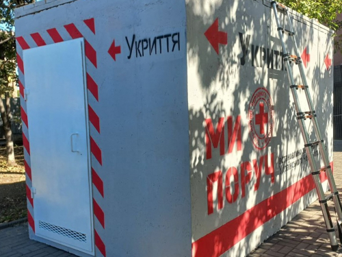 Безпека під час обстрілів - у Запоріжжі з'явилося ще одне модульне укриття (фото)