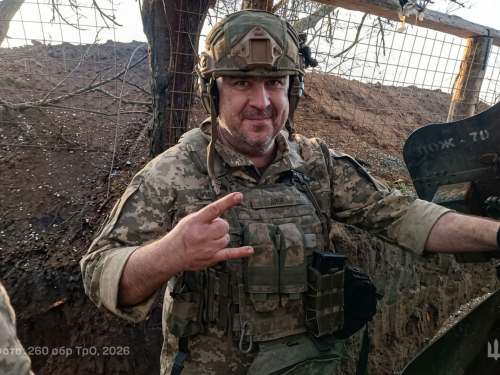 Боєць із Запоріжжя пройшов шлях від добровольця до командира артилерії