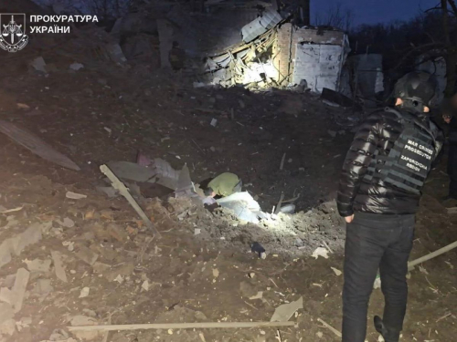 Наслідки ворожої атаки на Запоріжжя 11 березня 2026 року, фото Запорізької обласної прокуратури