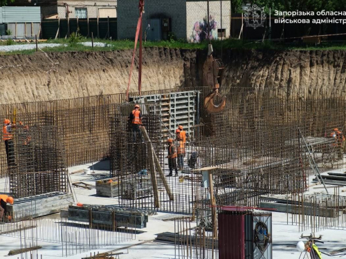 Завершили ключовий етап - як у Запоріжжі просувається будівництво підземної школи у Дніпровському районі (фото, відео)