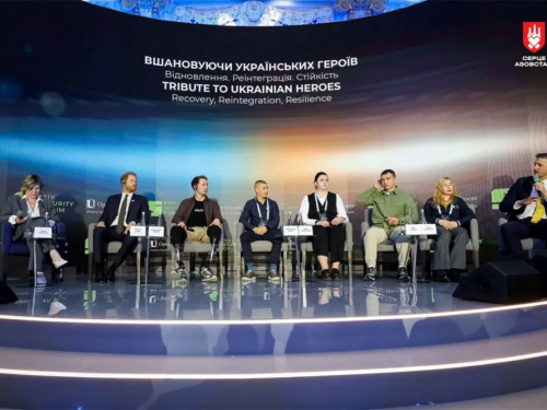 Тема посттравматичного зростання, яке активно впроваджує та розвиває «Серце Азовсталі», обговорювалася на Київському безпековому форумі. Фото з сайту steelfront.scm.com.ua  
