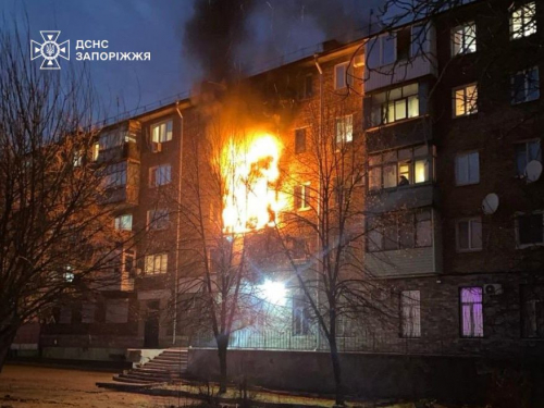 Винесли з диму та полум'я: у Запоріжжі врятували людину під час пожежі (фото, відео)