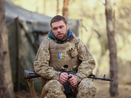 Воїн 23-ї окремої механізованої бригади з позивним "Кракен"