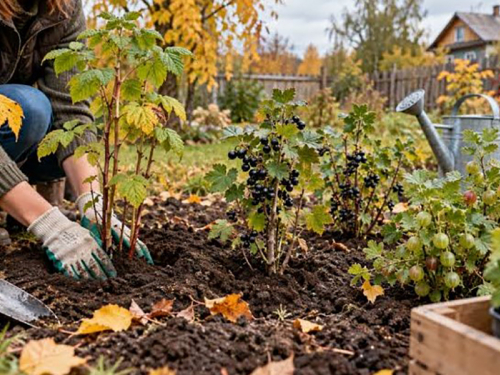 Посадка ягідних кущів із закритою кореневою системою у другій половині жовтня. Фото ілюстративне. 