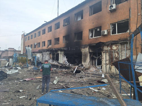 Після обстрілів 19 серпня фахівці виявили чотири ділянки із відходами руйнувань, найбільша з яких перевищує 1000 м².