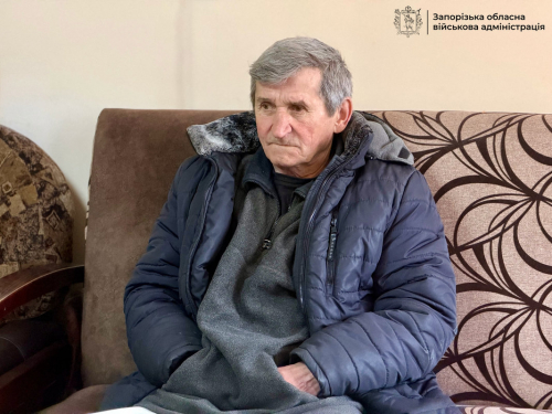 Мешканець Пологівського району Іван Кушина, який подолав 30 км на велосипеді, рятуючись від обстрілів 